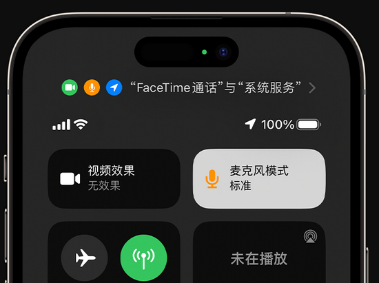 丹棱苹果授权维修网点分享iPhone在通话时让你的声音更清晰 